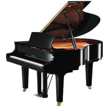 C1X SH Silent 5'3" grand digital/acoustic piano (baby grand / midi piano) w/cover Black 