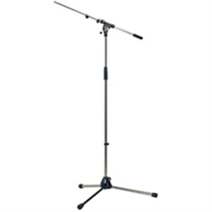 210 Black Tall Telescopic Boom Microphone Stand 