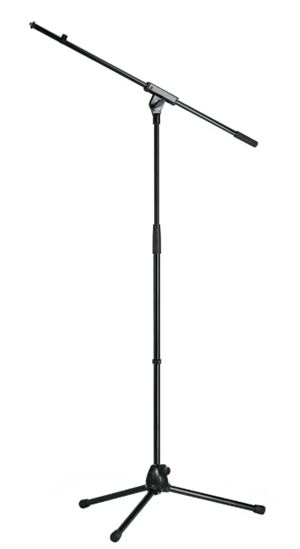 21070 Black Tall Boom Microphone Stand 