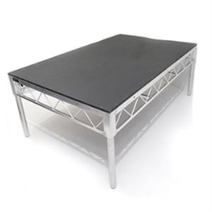 2.4m (8') x 1.2m (4') Alloy Deck w/carpet top