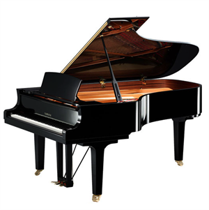 C7X SH Silent 7'6" Digital/acoustic Grand Piano (midi piano) w/cover - Black 