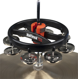 HatTrick G2 Hi-Hat Mounted Tambourine - Brass Jingles