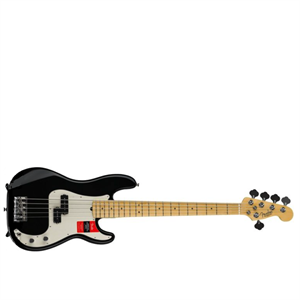 P Bass 5-String Electric (USA) Black w/maple neck